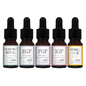 1+1+1 맑을담 EGF FGF IGF 이데베논 아세틸헥사펩타이드 원액 앰플 나이아신아마이드